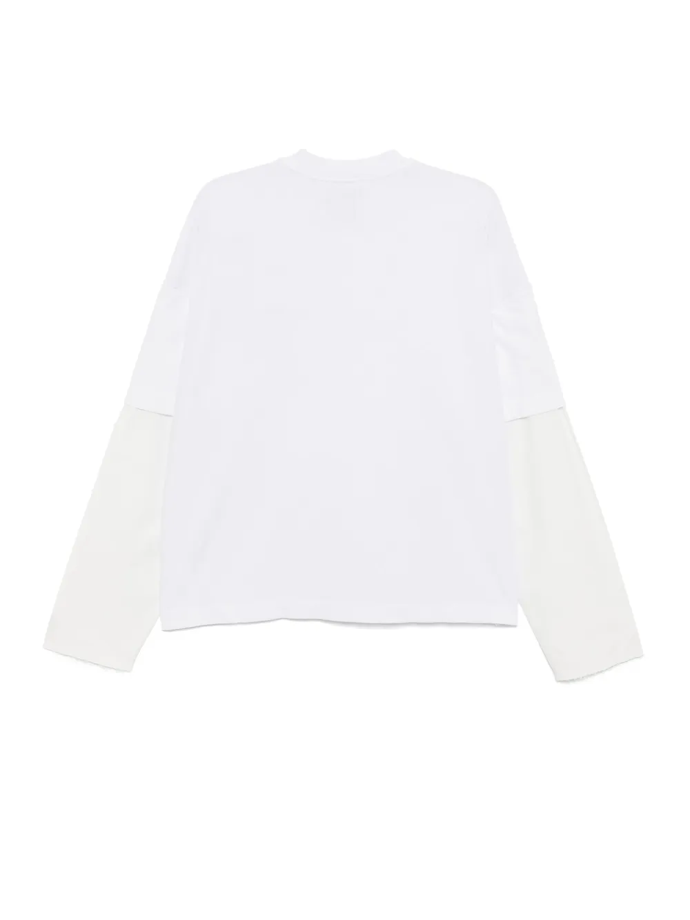 Bonsai T-shirt met geborduurd logo - Wit