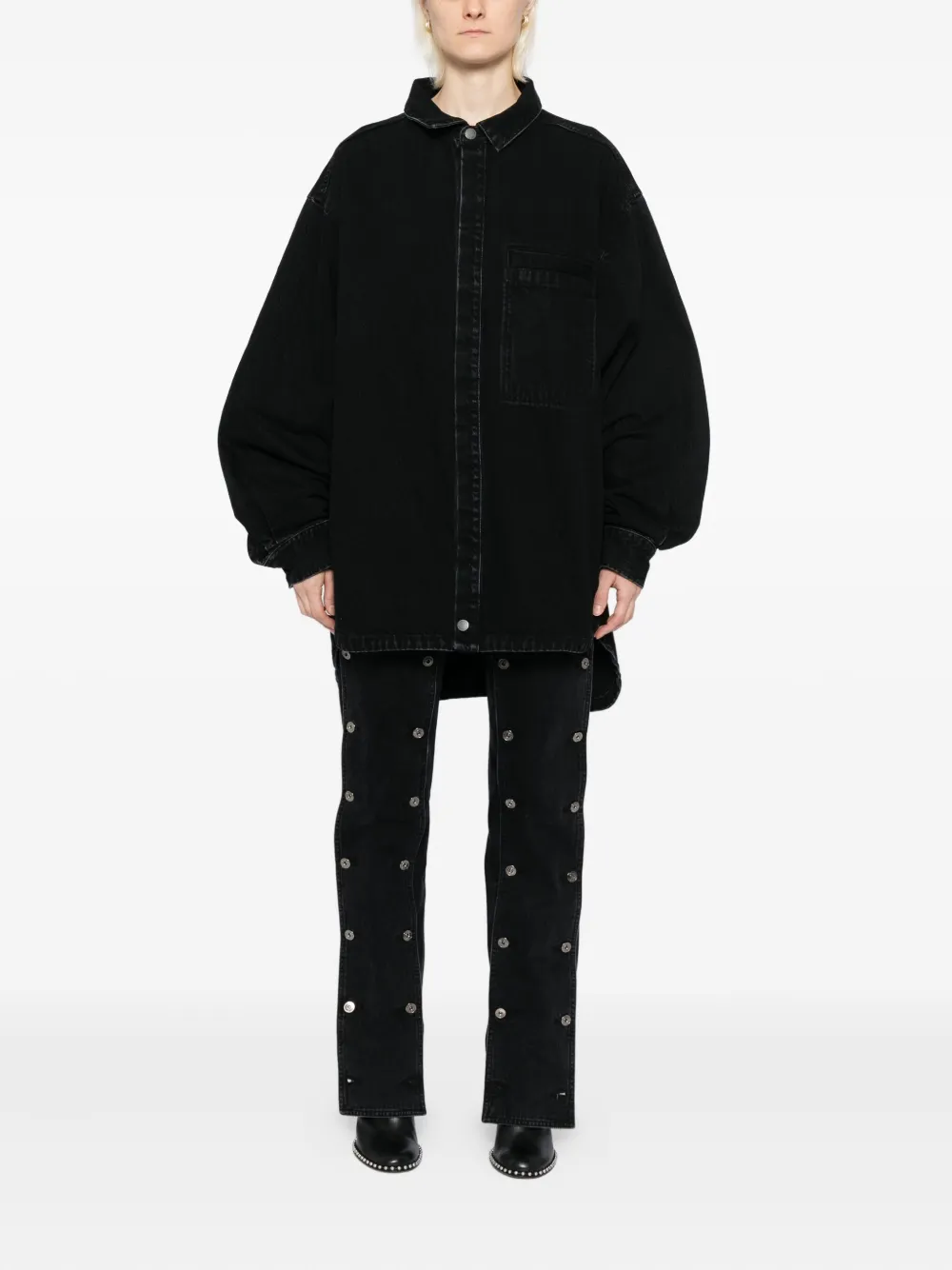 Entire Studios Herculean Jeansjacke In Black