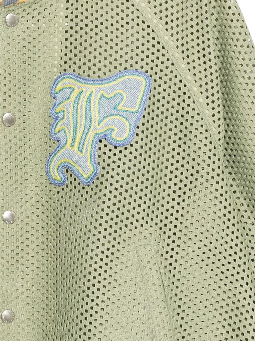 Facetasm Jacke Mit Logo-stickerei In Green