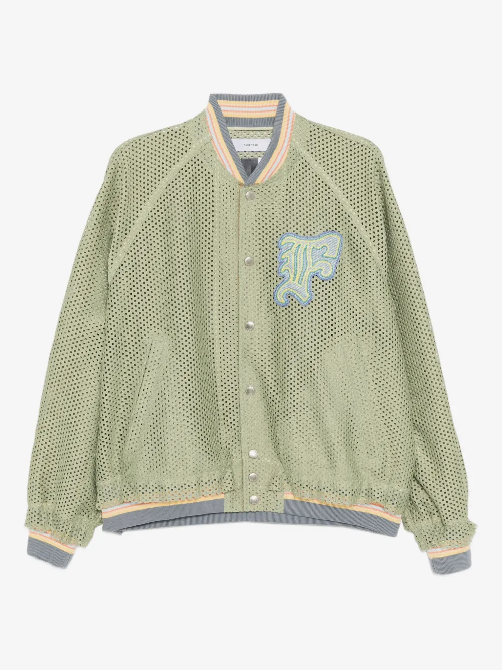 Facetasm logo-embroidered jacket | Green | Image 1