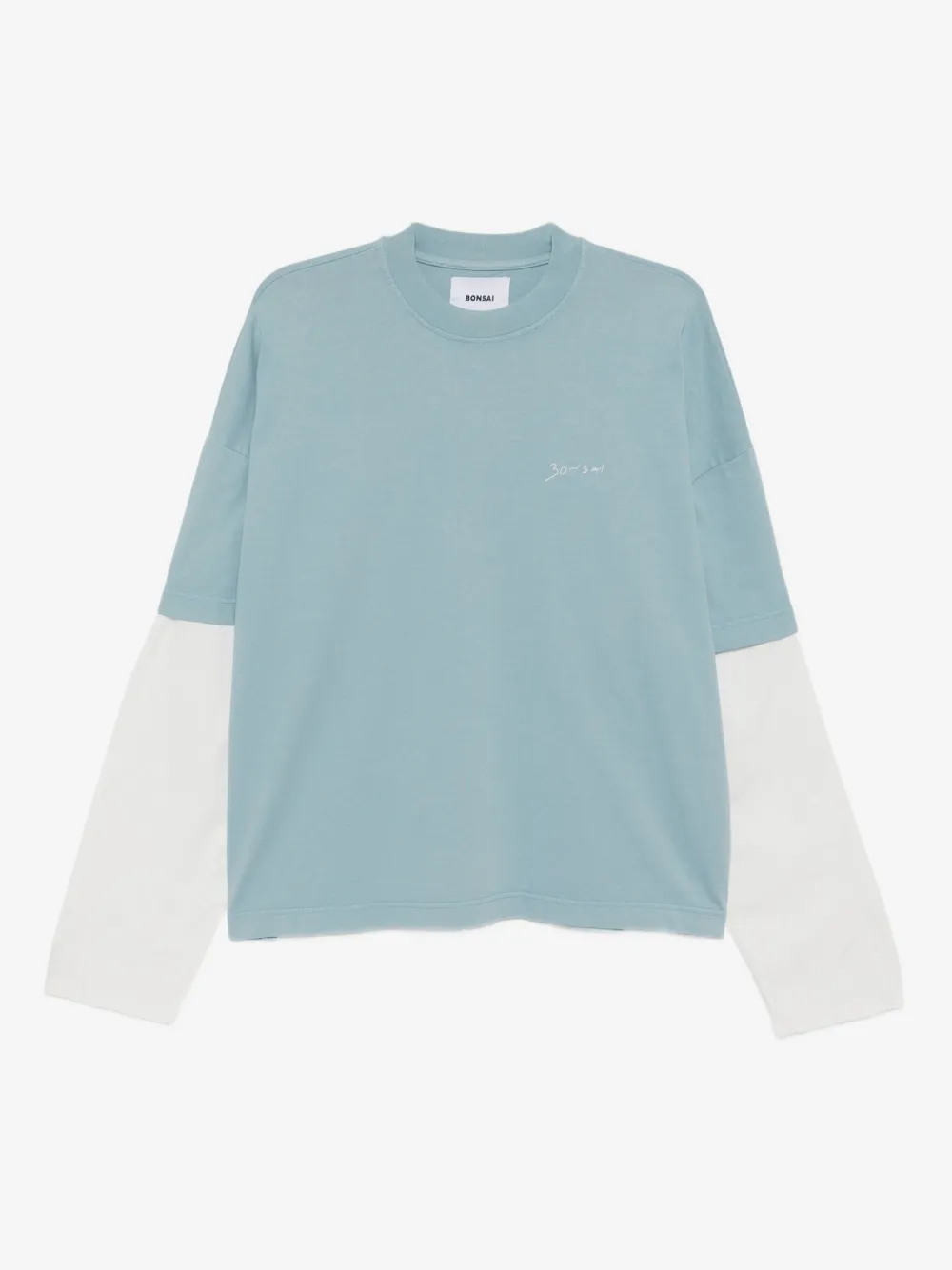 Bonsai logo-embroidered T-shirt | Blue | Image 1