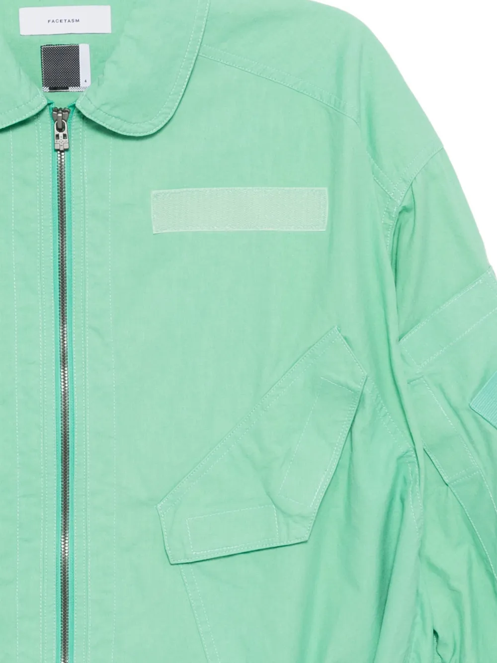 Facetasm Jacke Mit Kragen In Green