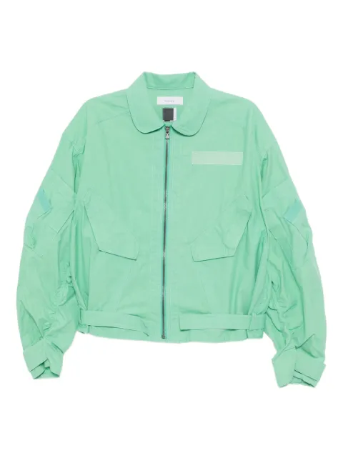 Facetasm collared pilot jacket