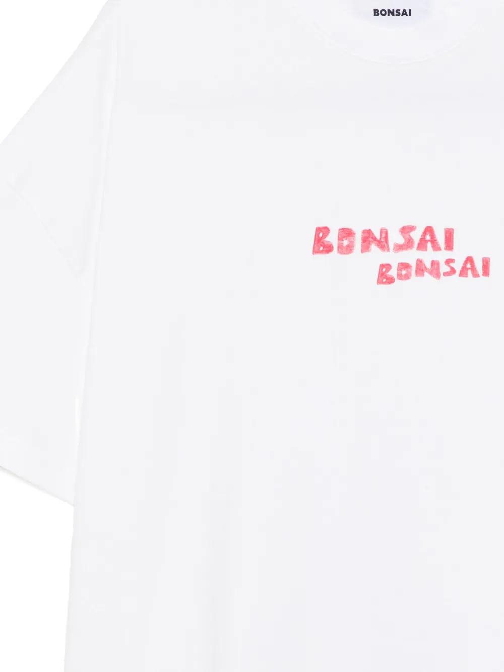 Bonsai T-shirt met logoprint Wit