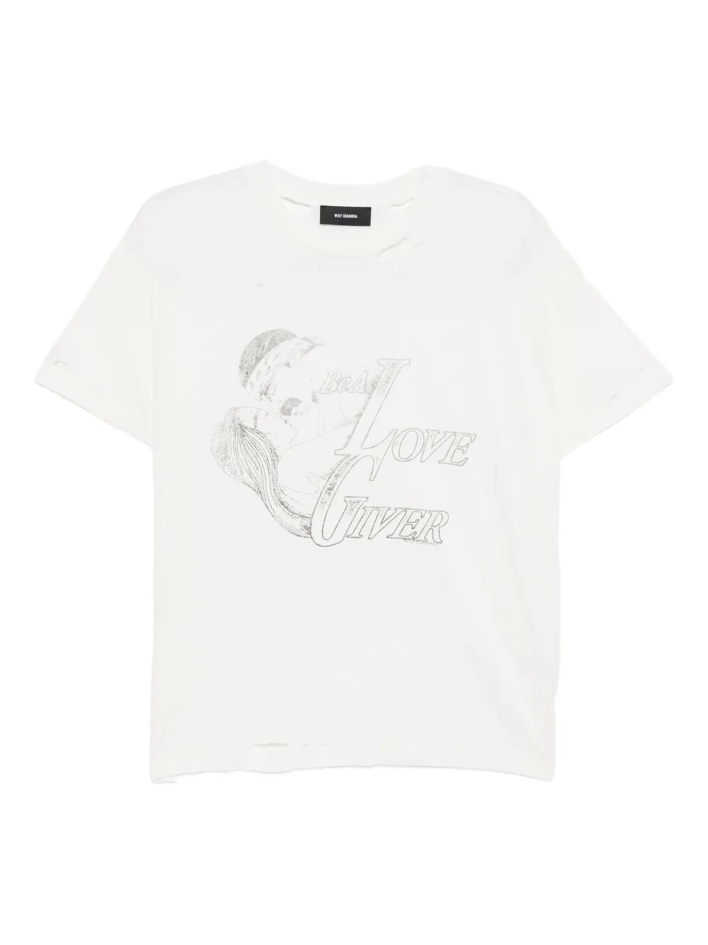 Willy Chavarria Lover Giver T-shirt | White | Image 1