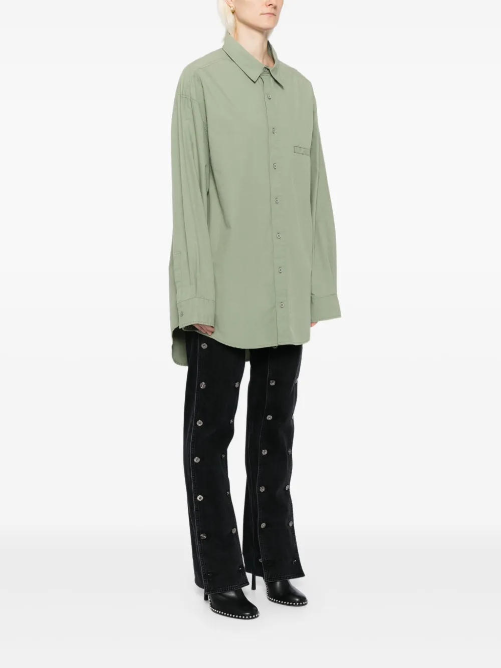 ENTIRE STUDIOS Giant blouse Groen