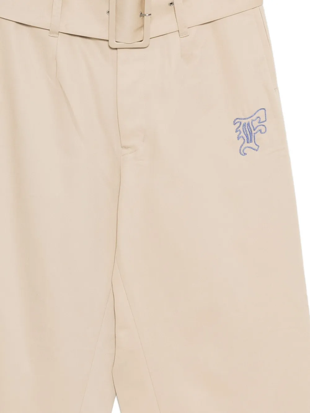 Facetasm Hose Mit Logo-stickerei In Neutral
