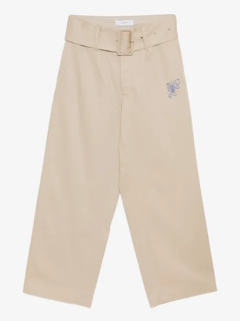 Facetasm logo-embroidered trousers