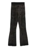 TWINSET damask-pattern trousers - Black