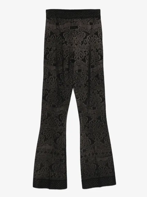 TWINSET damask-pattern trousers