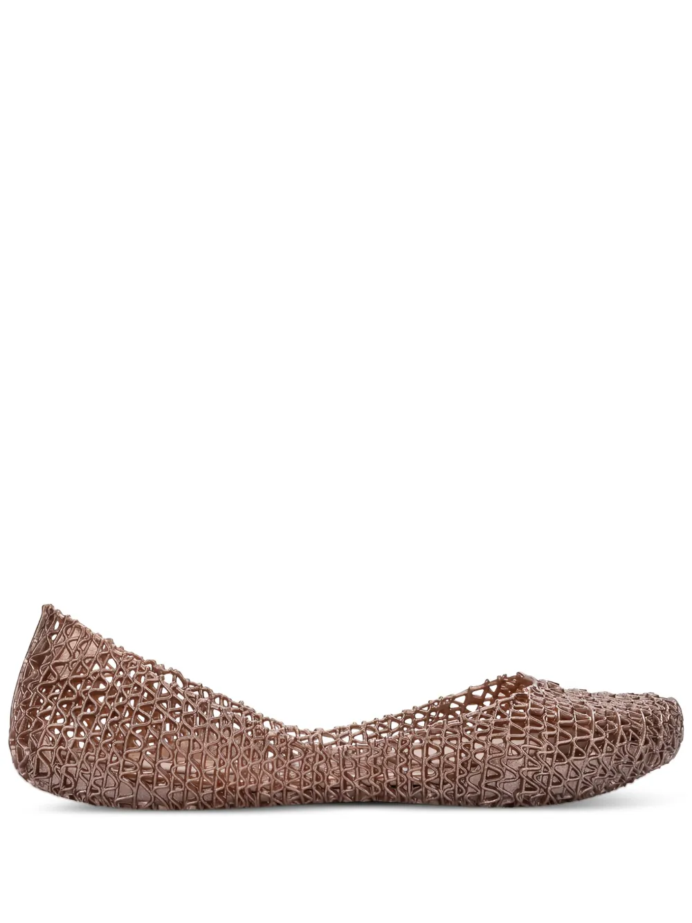 textured ballet flats