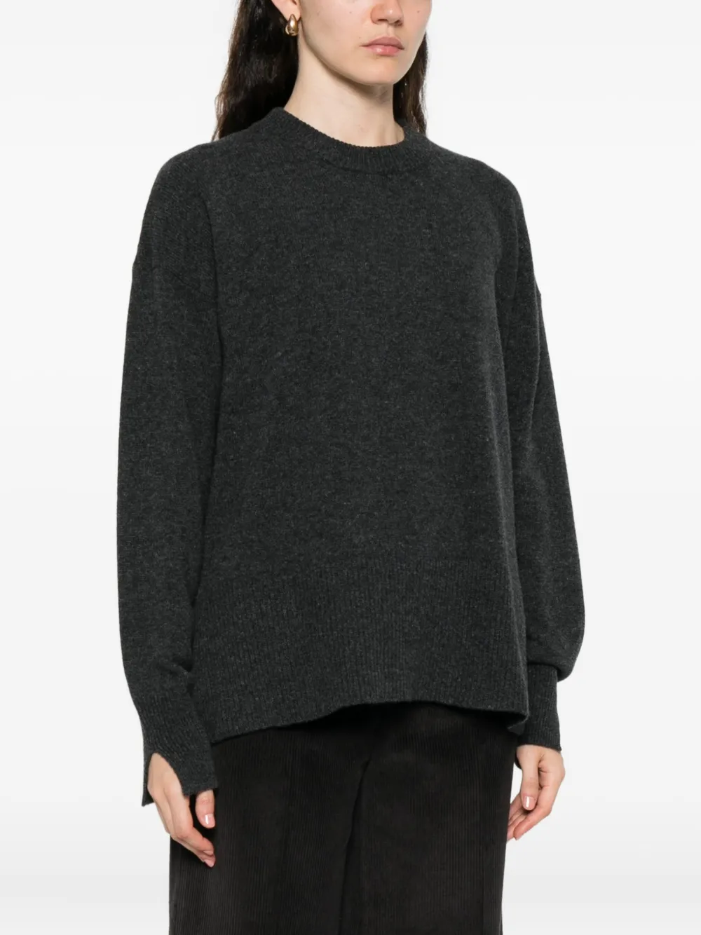 Roberto Collina Sweater met ronde hals Grijs