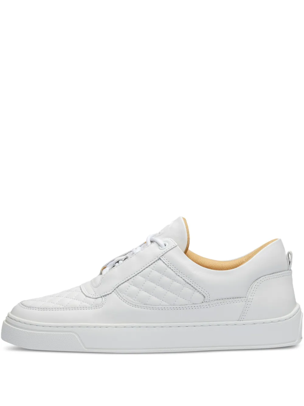 Leandro Lopes Faísca quilted-pattern sneakers White