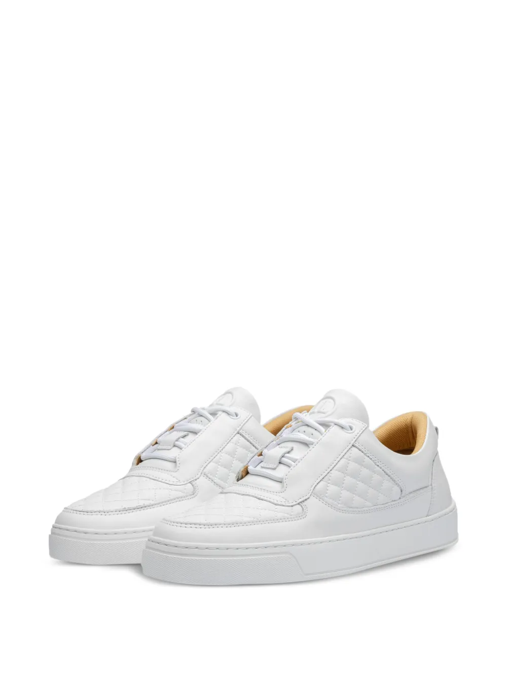 Leandro Lopes Faísca quilted-pattern sneakers White
