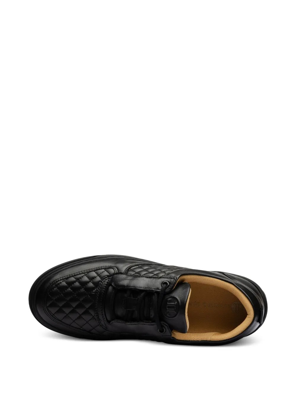 Leandro Lopes Faisca quilted-pattern sneakers Black