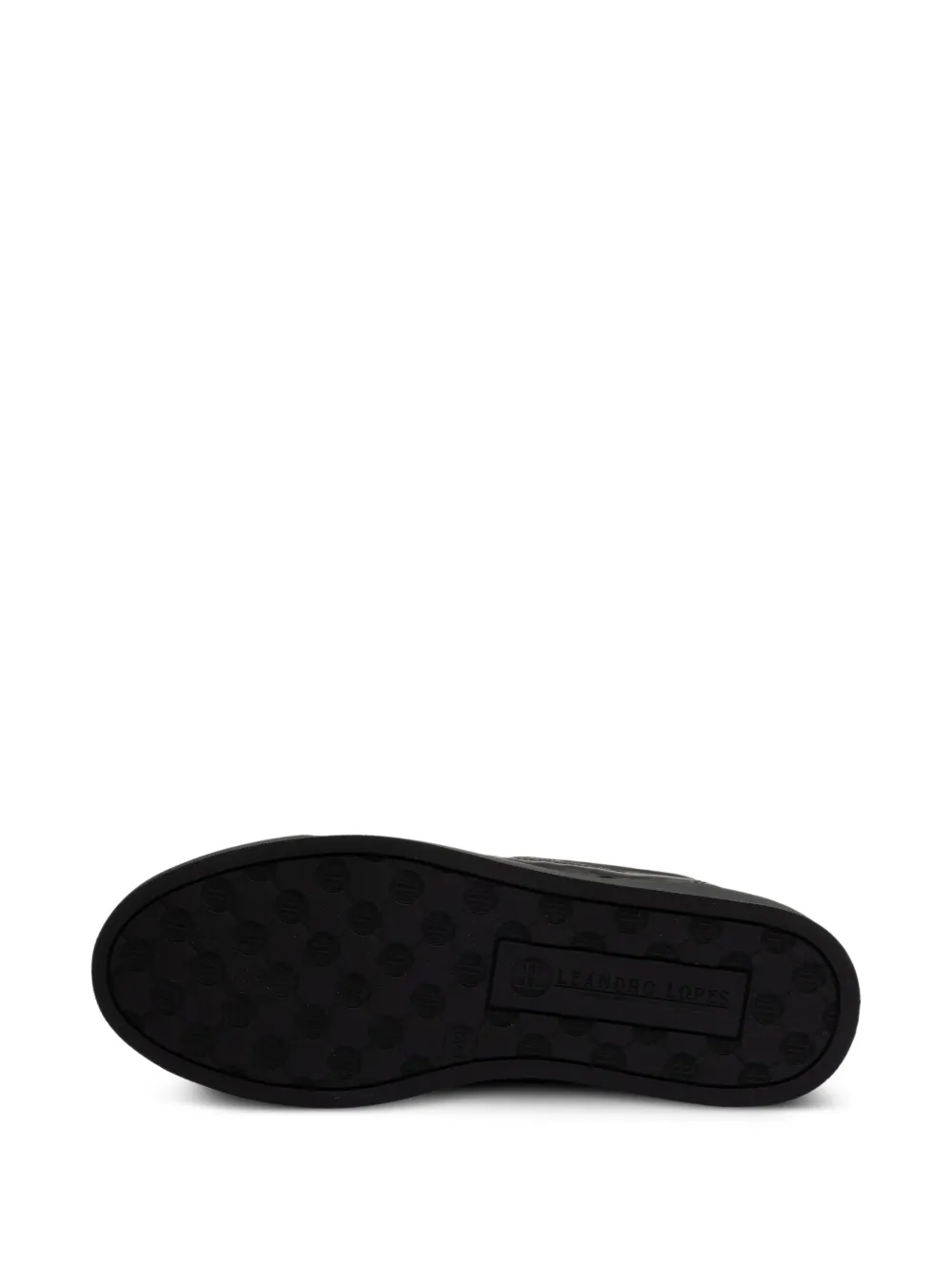 Leandro Lopes Faisca quilted-pattern sneakers Black