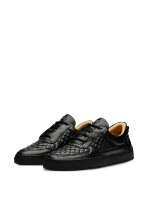 Leandro Lopes Contrast Detail Sneakers Black Orange Chunky Sole Men EU 43 US 10 31313468_60788092_600.jpg main image 2