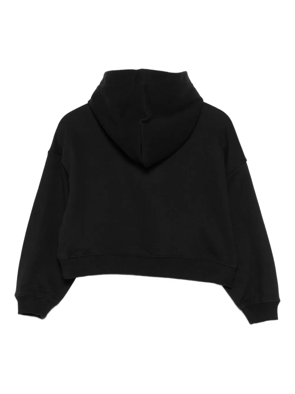 Calvin Klein Kids Hoodie met geborduurd logo Zwart