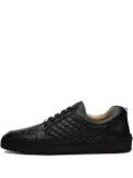 Leandro Lopes Ezio quilted leather sneakers - Black