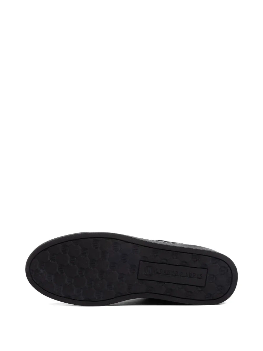 Leandro Lopes Ezio quilted leather sneakers Black