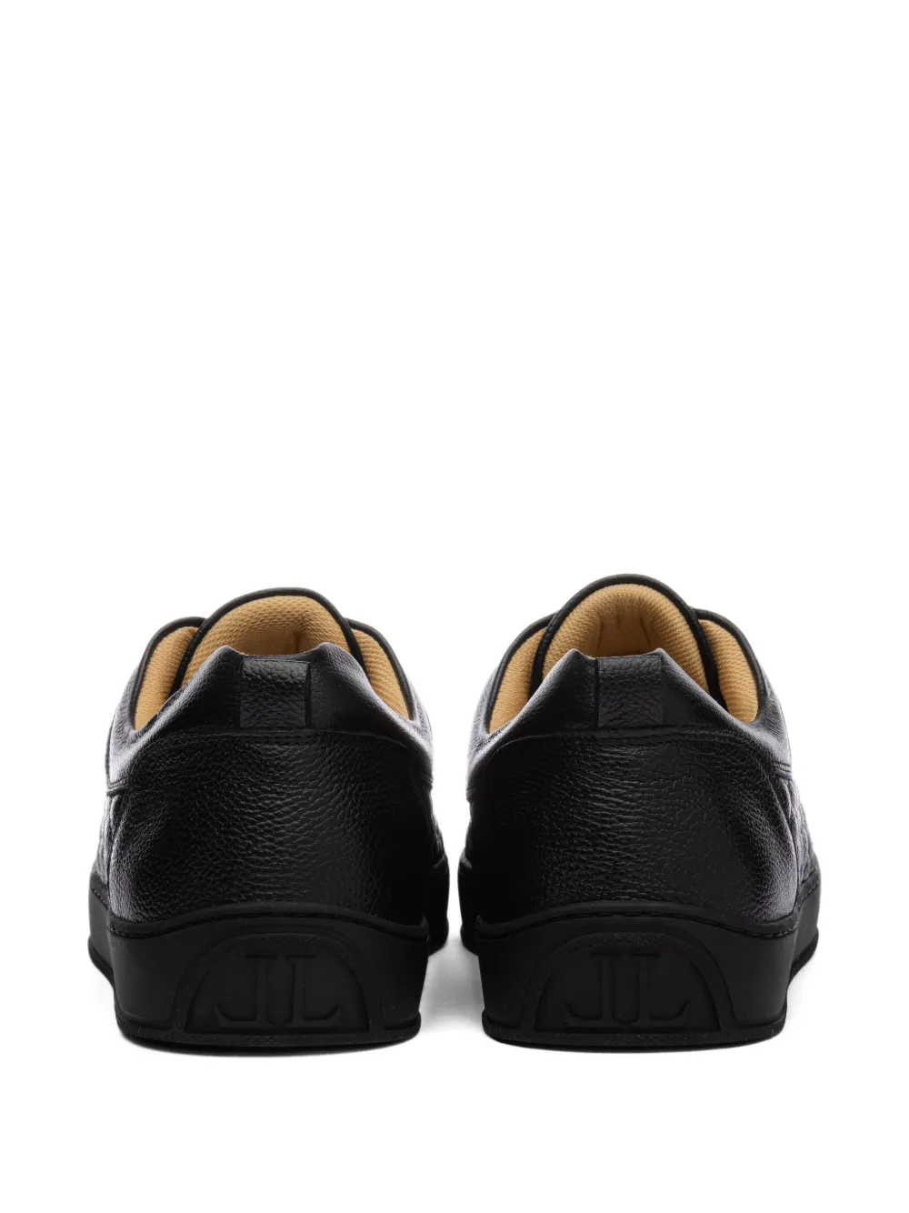 Leandro Lopes Ezio quilted leather sneakers Black