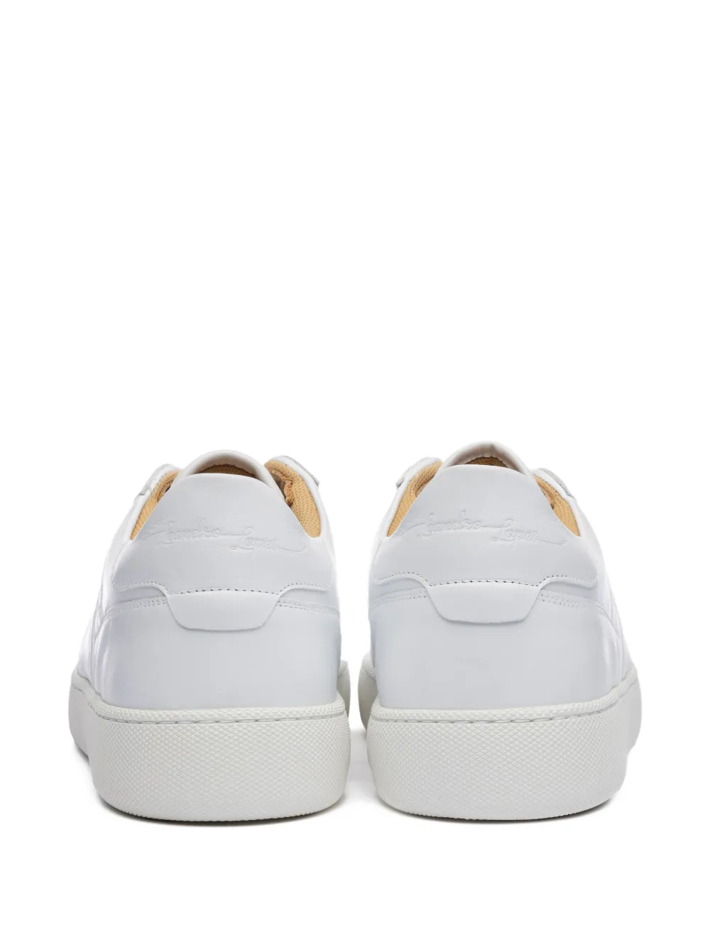 Leandro Lopes Evoke leather snekaers White