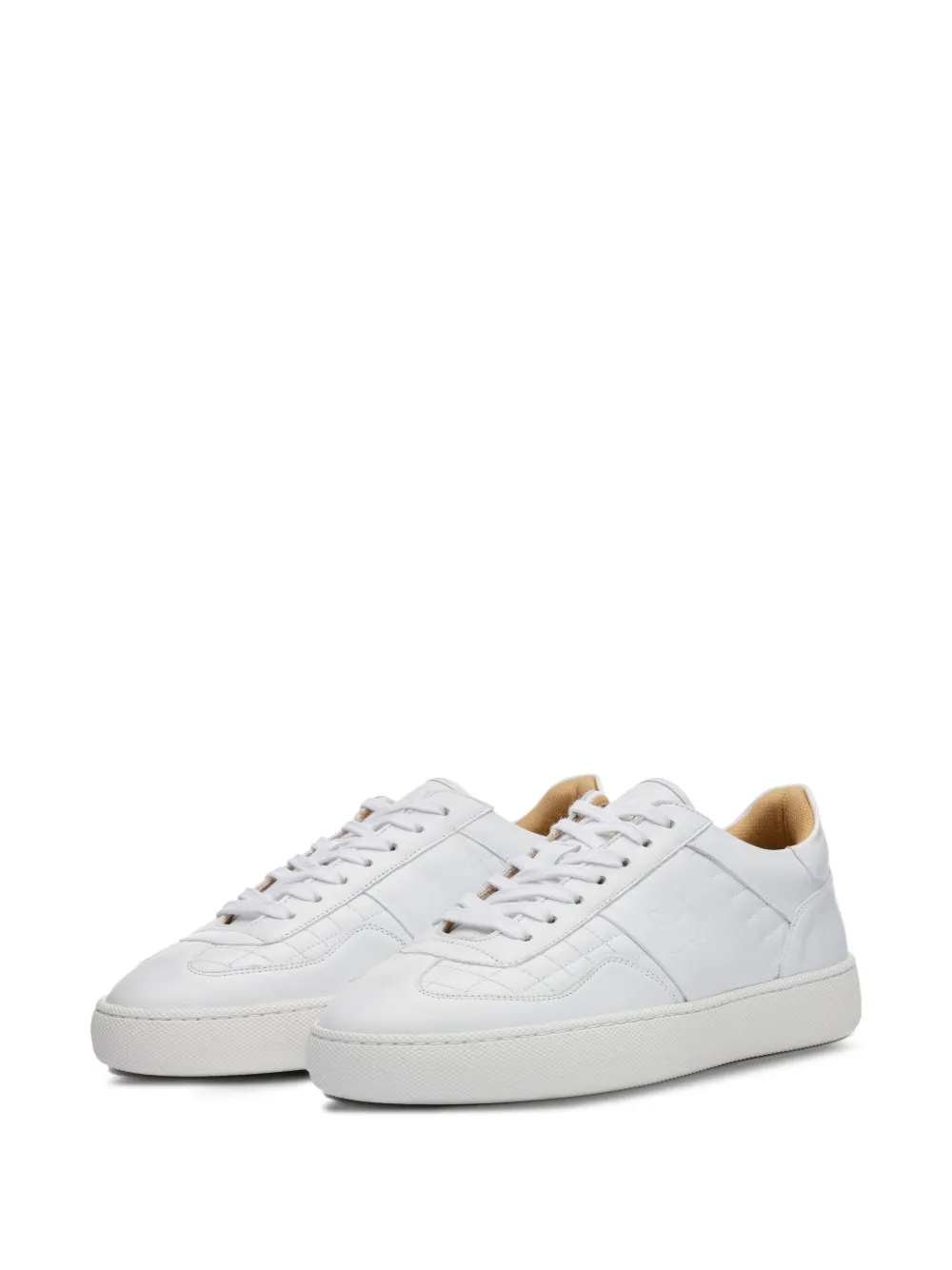 Leandro Lopes Evoke leather snekaers White
