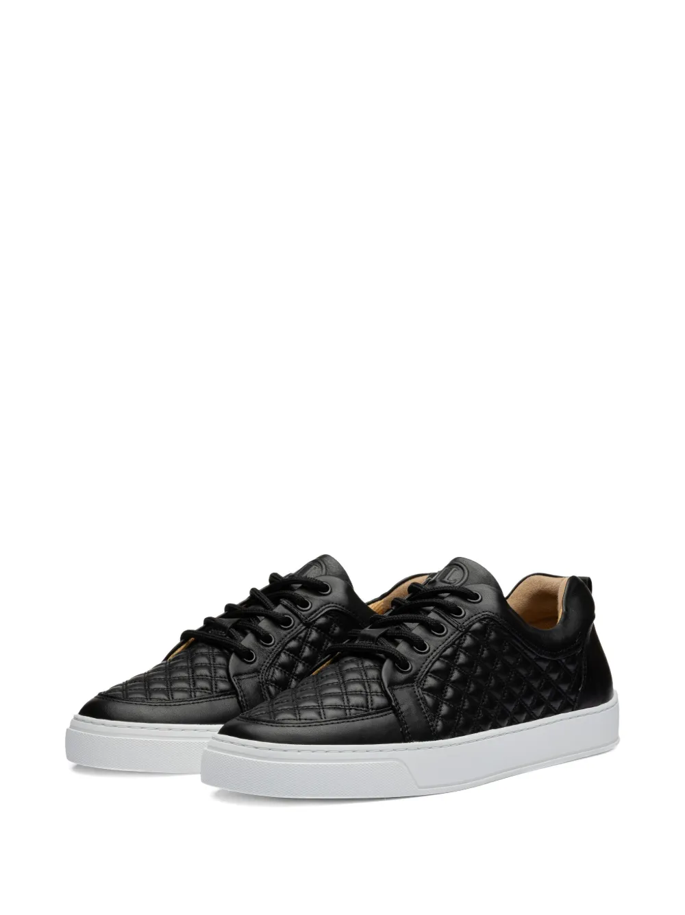 Leandro Lopes Ezio quilted-pattern leather sneakers | Low-Tops | Image 2