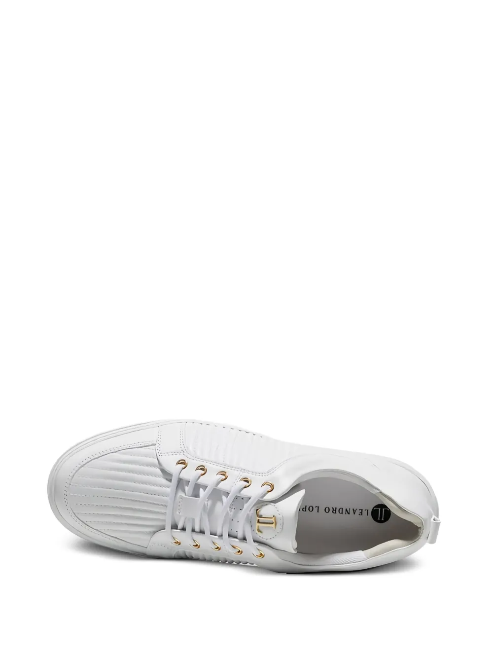 Leandro Lopes Ezio leather sneakers White