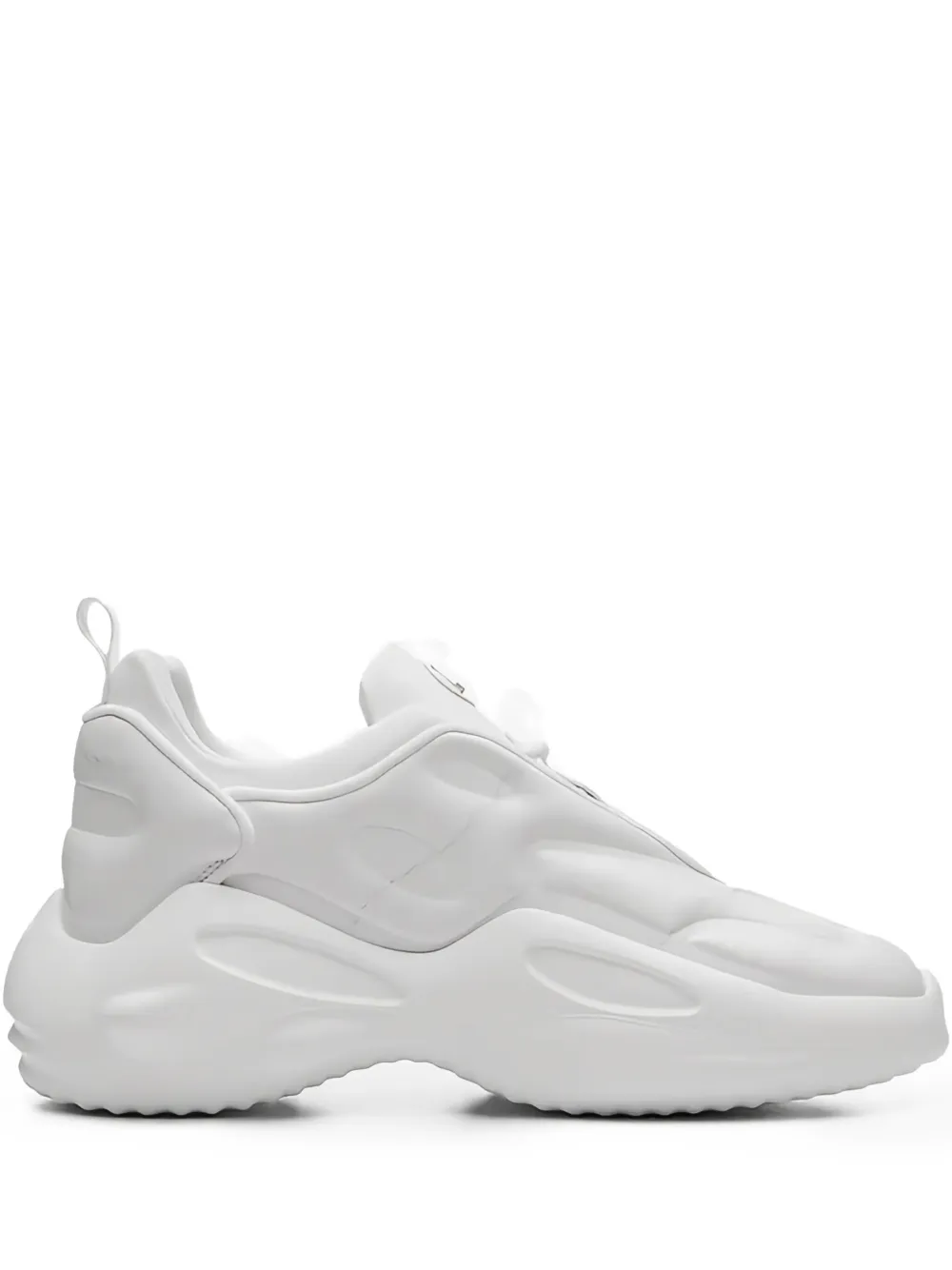 Leandro Lopes Mining logo-detail sneakers White