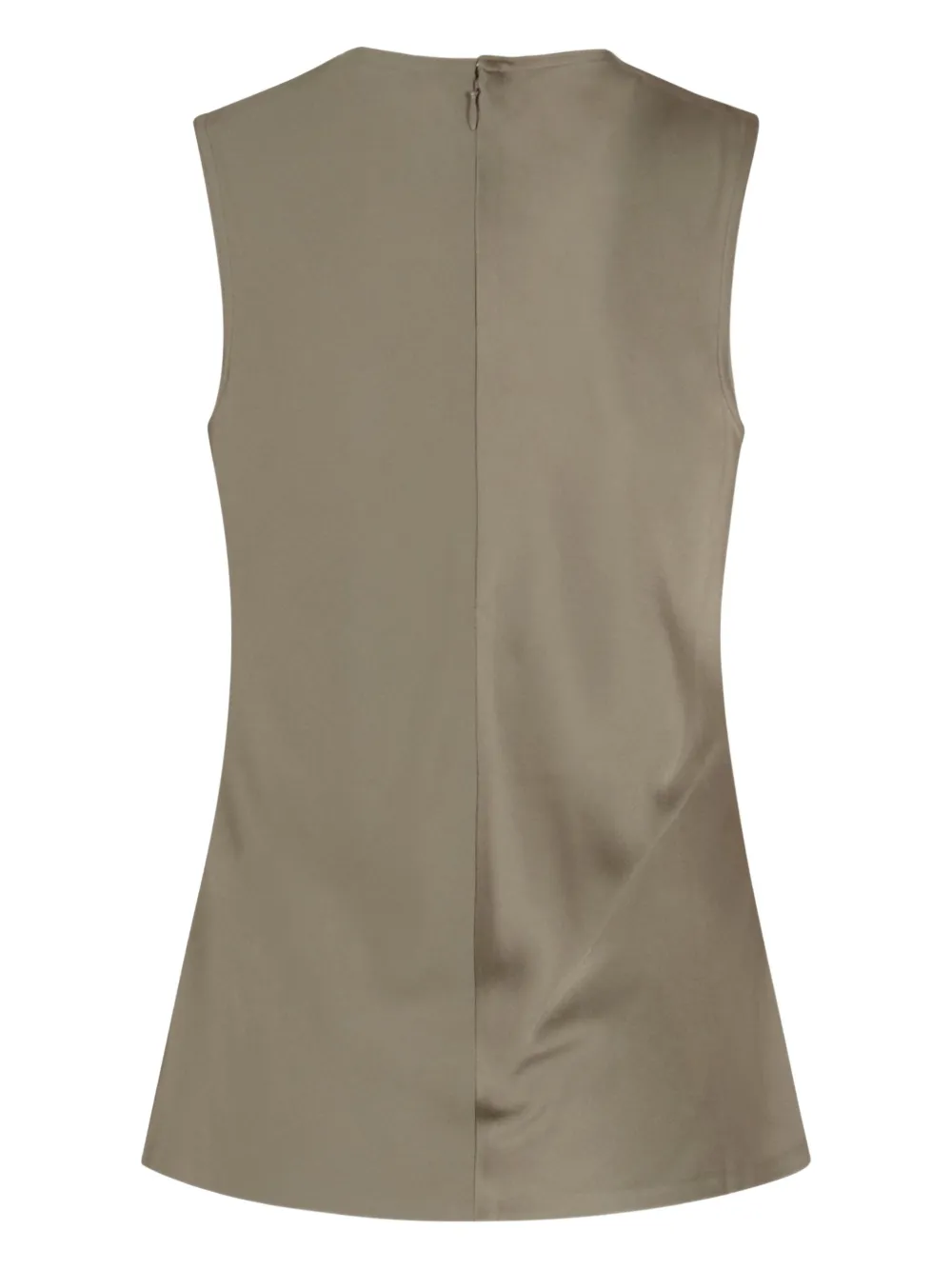 AMIRI Mouwloze top met naad - Beige