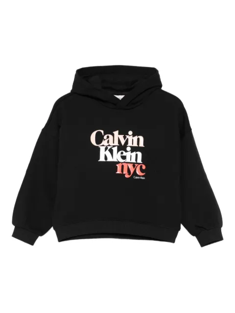 Calvin Klein Kids logo-print hoodie