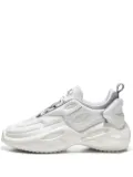 Leandro Lopes Mining logo-detail sneakers - Grey