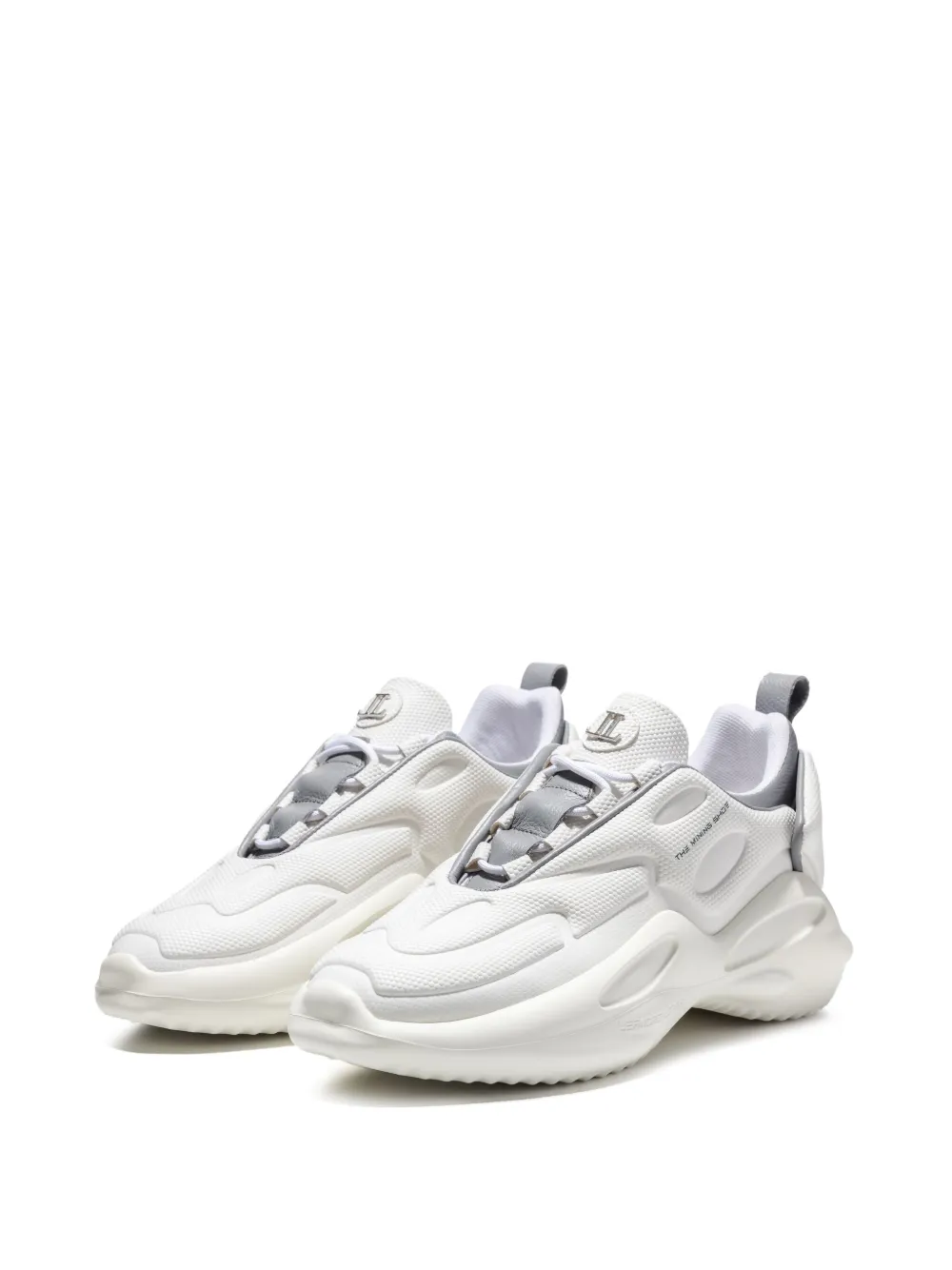 Leandro Lopes Mining logo-detail sneakers Grey
