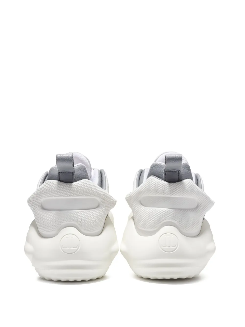 Leandro Lopes Mining logo-detail sneakers Grey