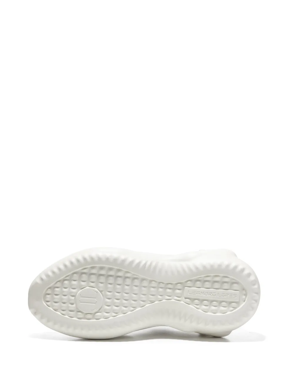 Leandro Lopes Mining logo-detail sneakers Grey