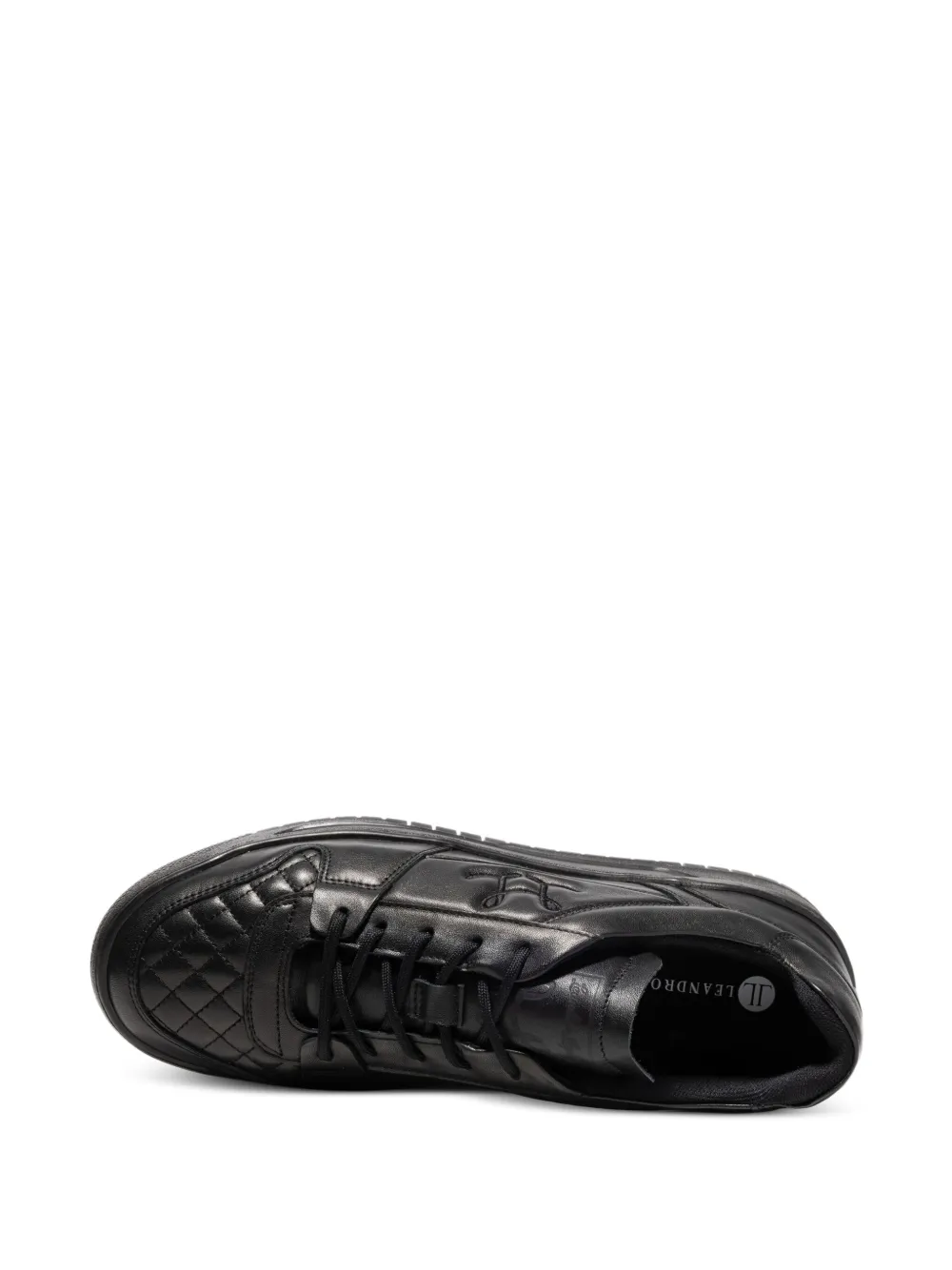 Leandro Lopes Tony embroidered-logo sneakers Black