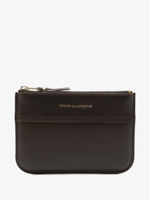 Comme Des Garçons Wallet zip-fastening leather wallet