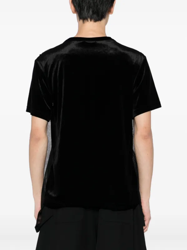Comme Des Garçons Homme Plus double-layer T-shirt | Black
