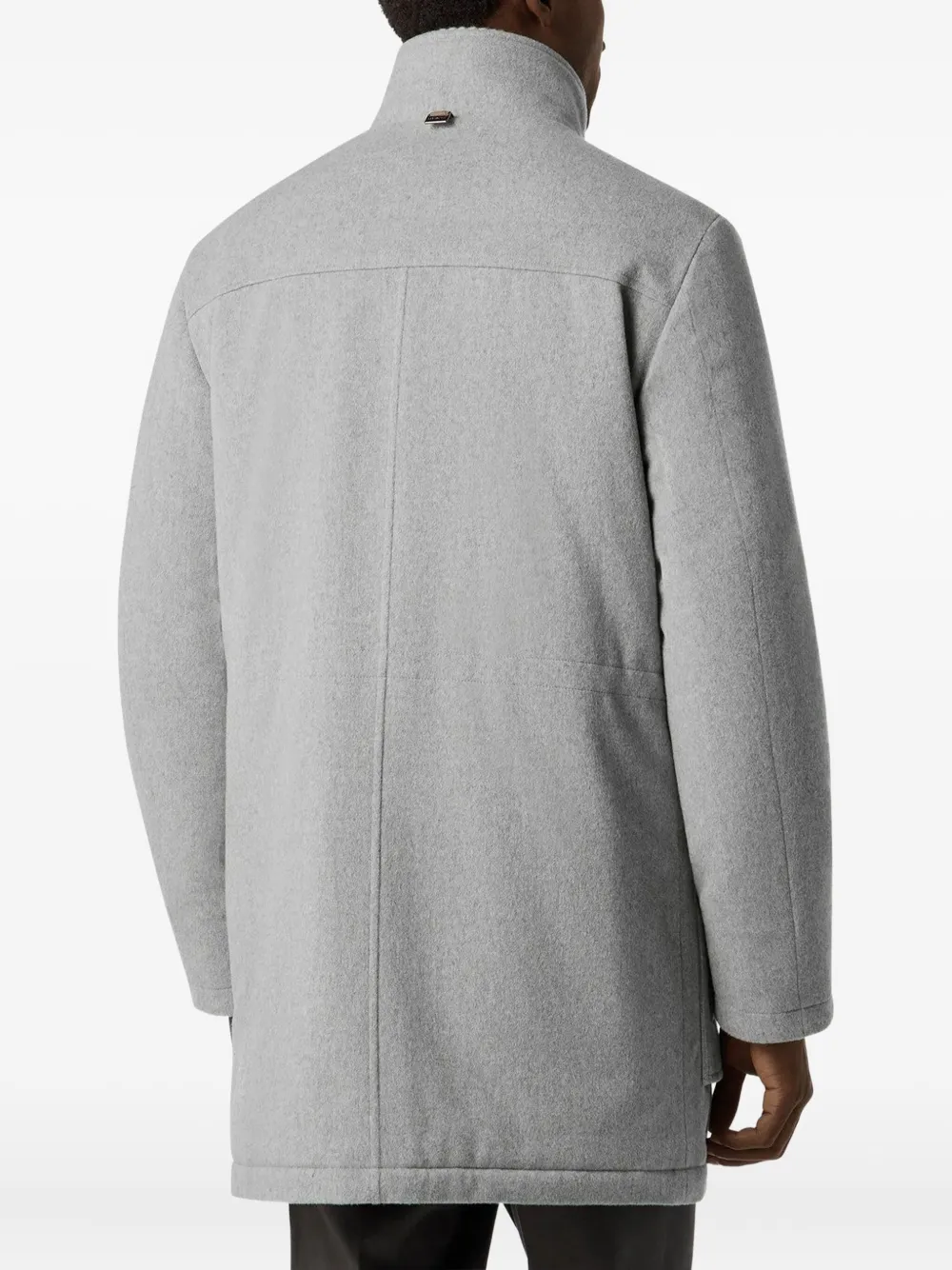 Corneliani Flap-pocket Wool Jacket In Gray