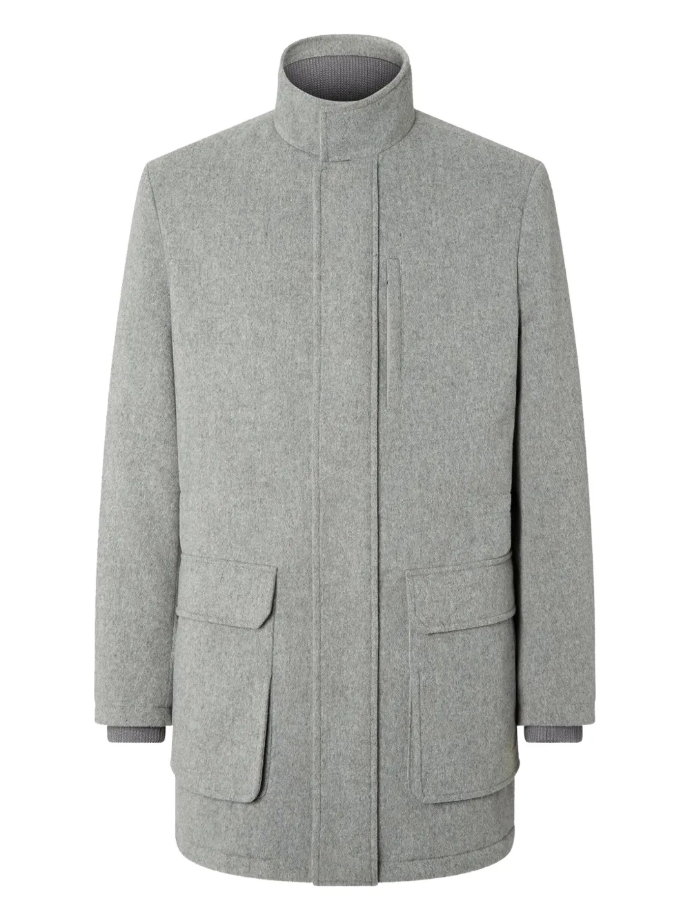 Corneliani flap-pocket wool jacket | Grey | Image 1