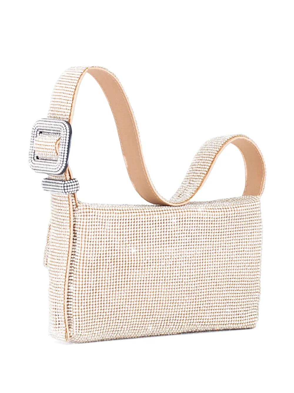 Benedetta Bruzziches crystal-embellished buckle shoulder bag | Image 2