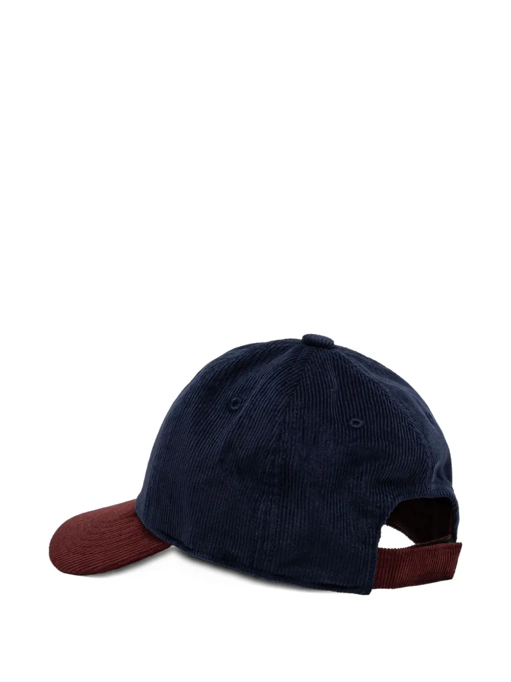 Autry Ribfluwelen tweekleurige honkbalpet Blauw