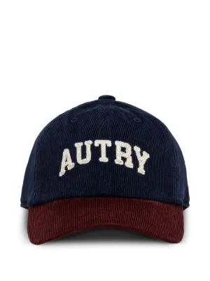 AUTRY ネイビー コーデュロイキャップ Autry メンズ 帽子通販 - FARFETCH