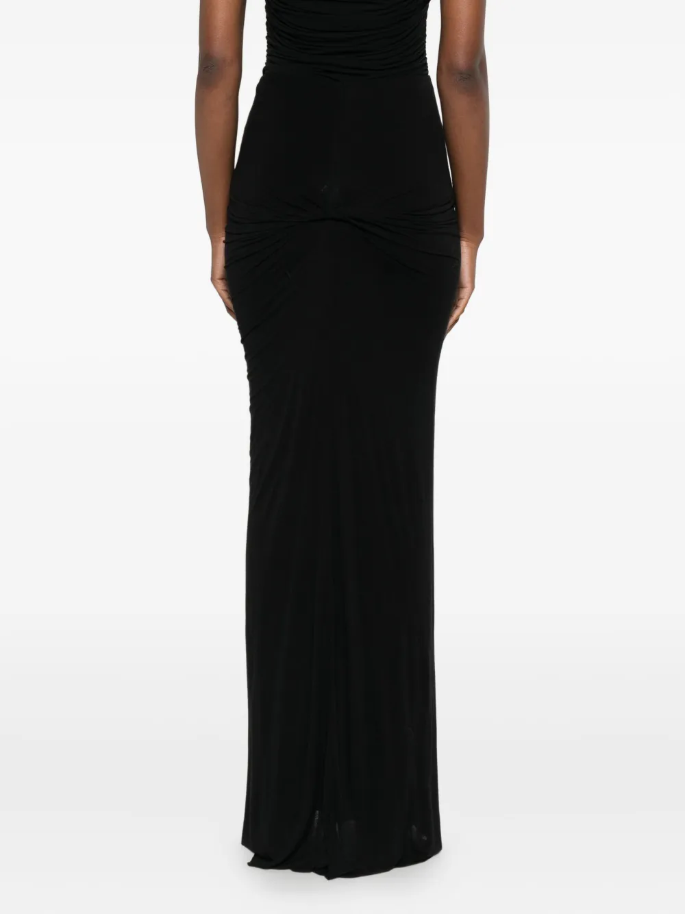 Amen Elasticated-waistband Skirt In Black