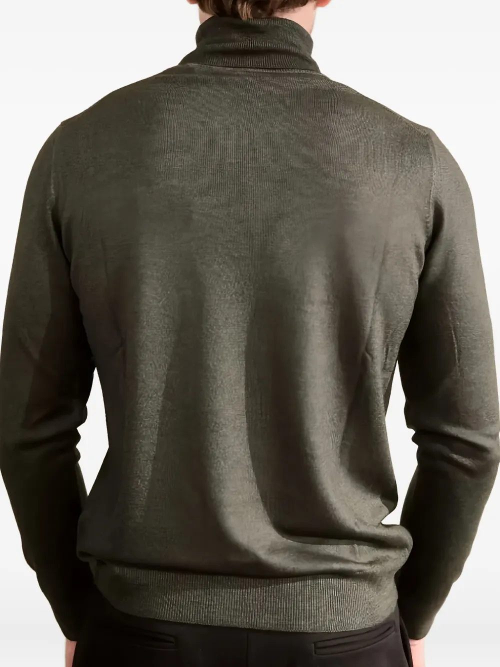 Gran Sasso roll-neck knitted sweater - Groen