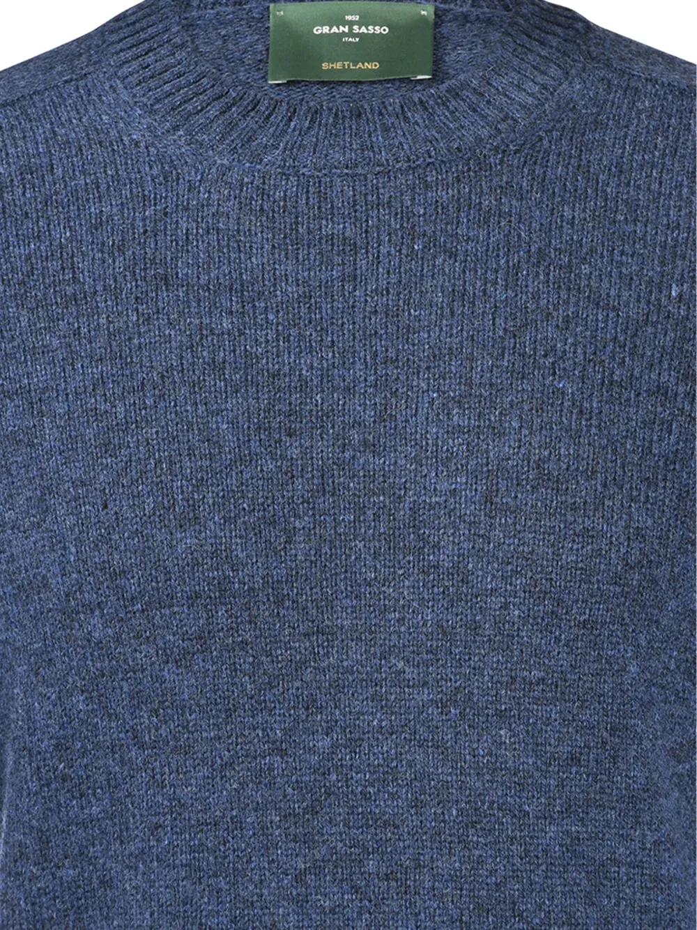 Gran Sasso Wollen trui met ronde hals Blauw