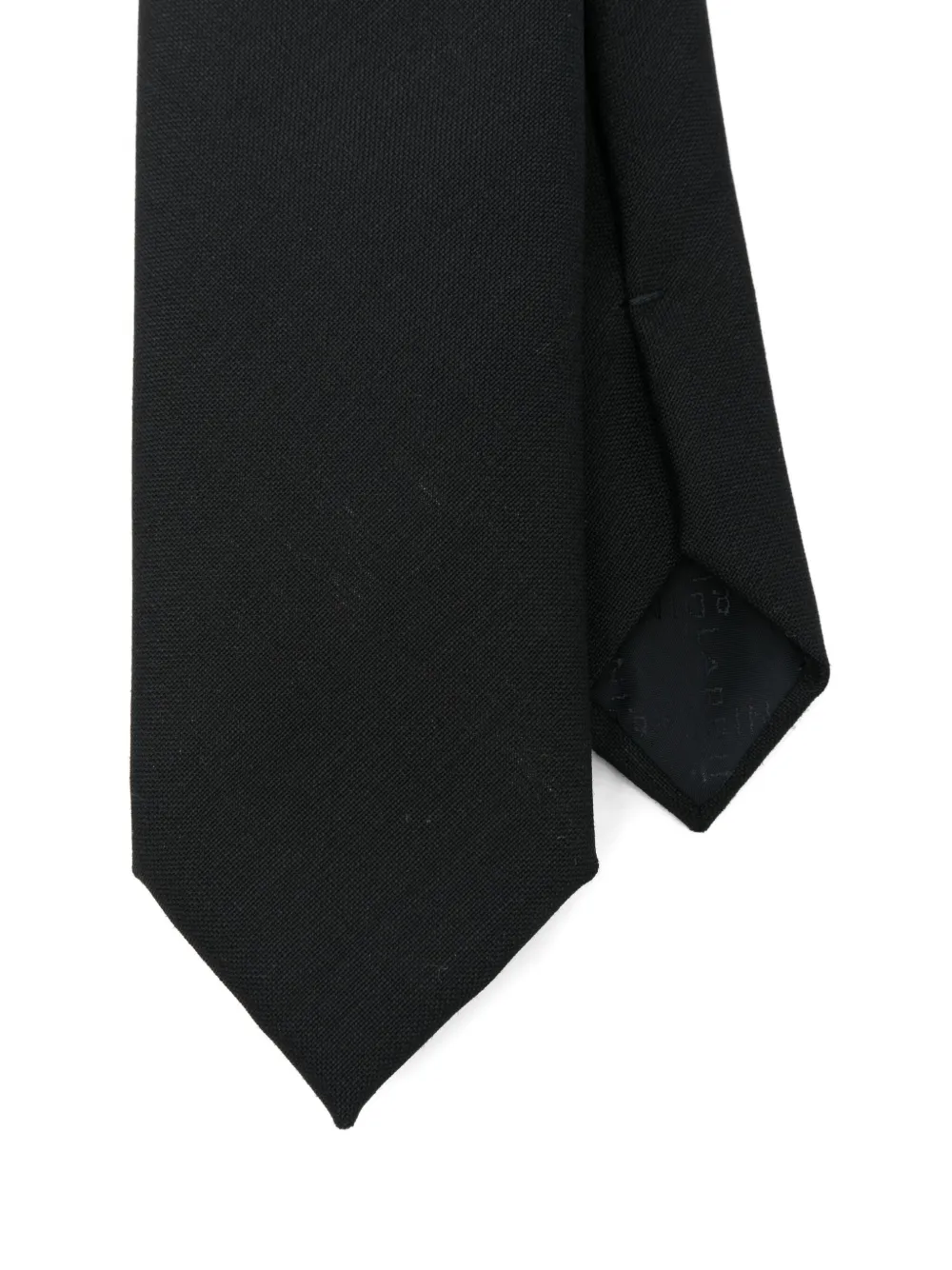 Lardini Pointed-tip Tie In Black