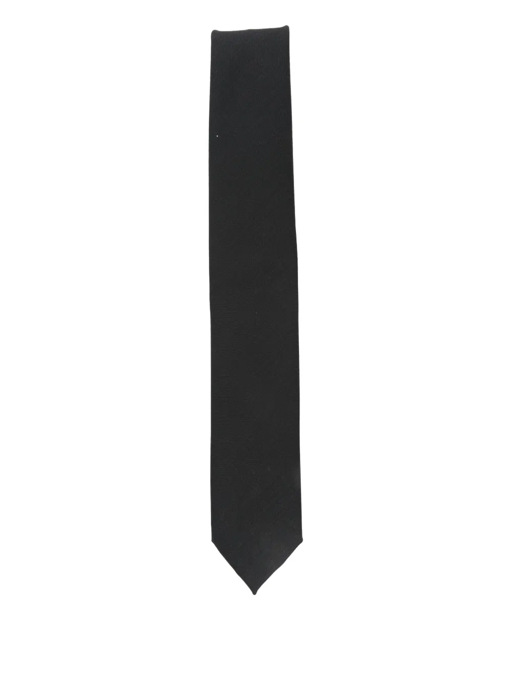 Lardini pointed-tip tie | Black | Image 1