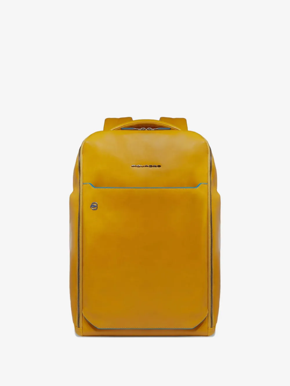 PIQUADRO 绗缝皮质双肩包 | 黄色 | Image 1